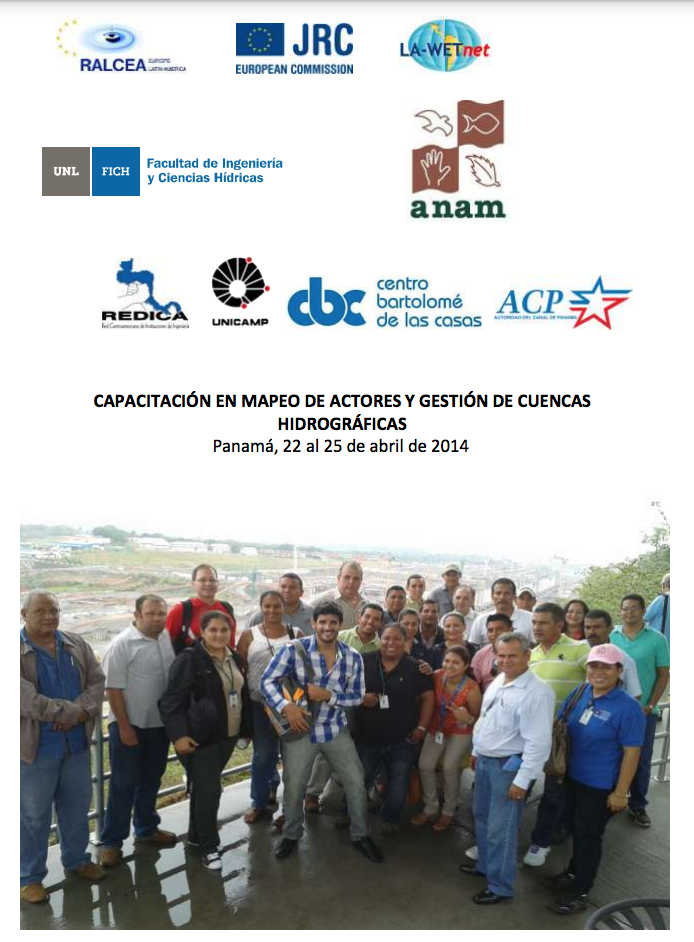 INFORME - CAPACITACIÓN EN MAPEO DE ACTORES Y GESTIÓN DE CUENCAS HIDROGRÁFICAS - PANAMÁ, 2014