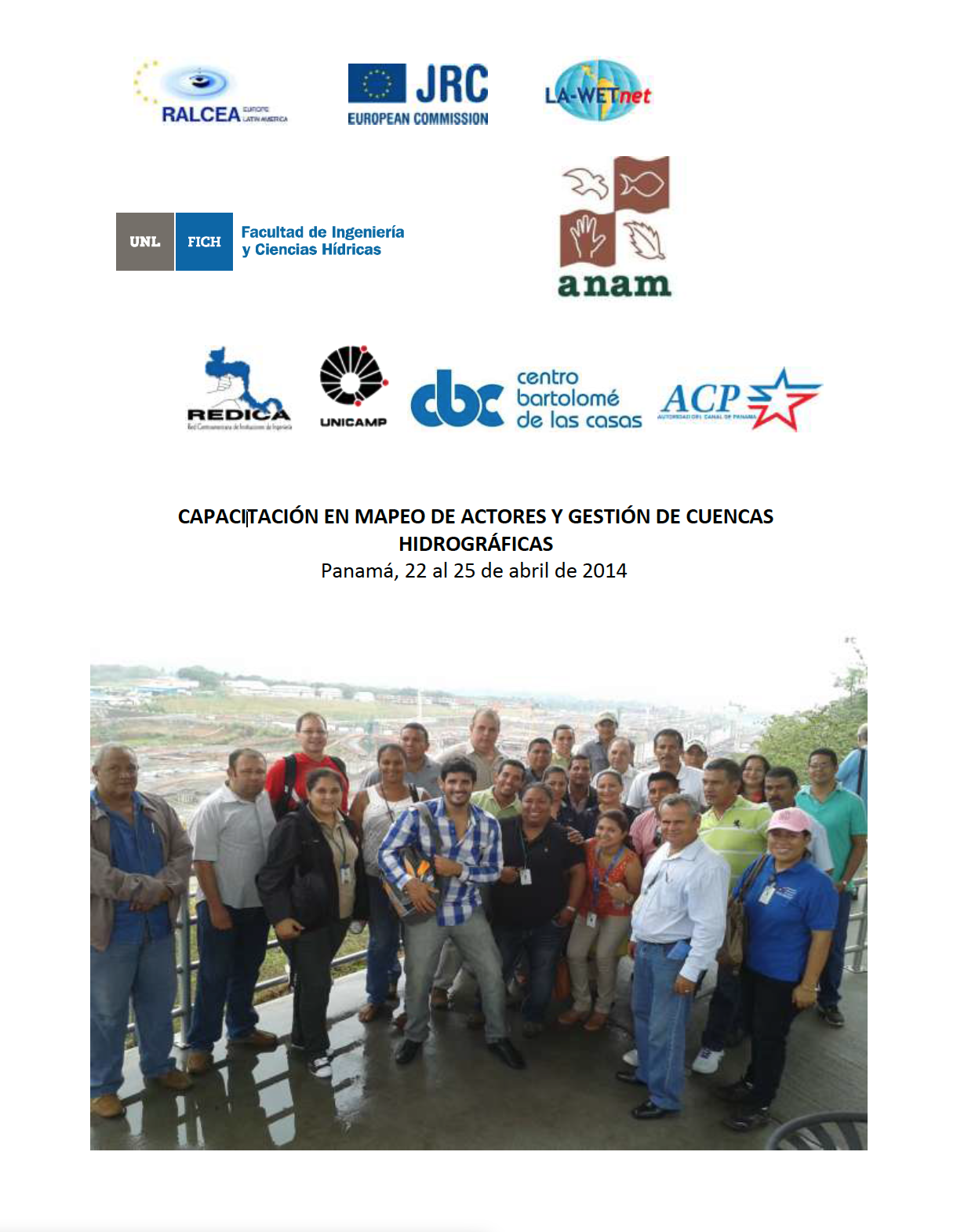 INFORME - CAPACITACIÓN EN MAPEO DE ACTORES Y GESTIÓN DE CUENCAS HIDROGRÁFICAS - Panamá, 2014