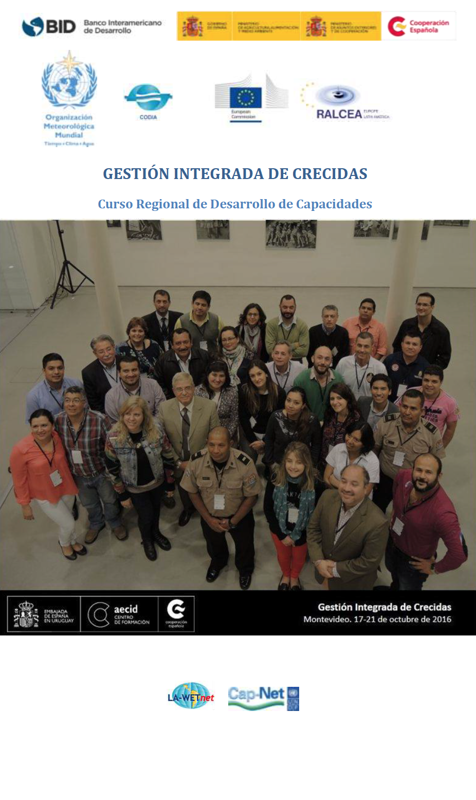 INFORME – CURSO REGIONAL SOBRE GESTIÓN INTEGRADA DE CRECIDAS – 2016