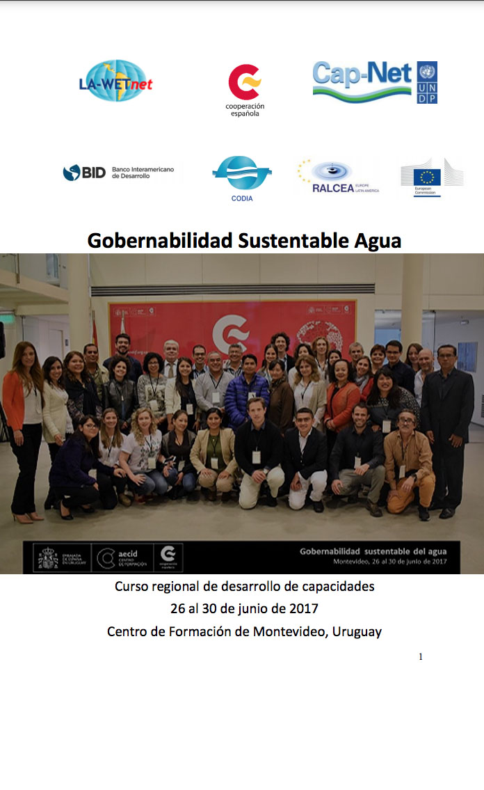 INFORME - CURSO: GOBERNABILIDAD SUSTENTABLE DEL AGUA - 2017