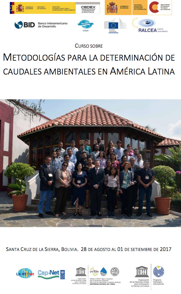 INFORME - CURSO SOBRE METODOLOGÍAS PARA LA DETERMINACIÓN DE CAUDALES AMBIENTALES EN AMÉRICA LATINA - 2017