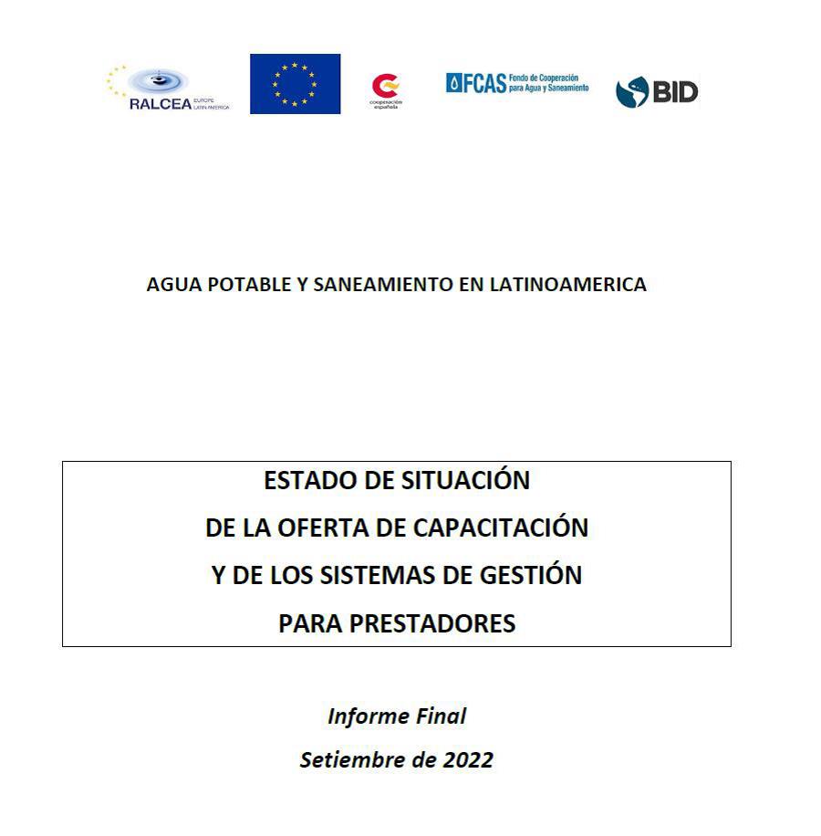 Informe final: Estado de situación de la oferta de capacitación y de los sistemas de gestión para prestadores en Latinoamérica